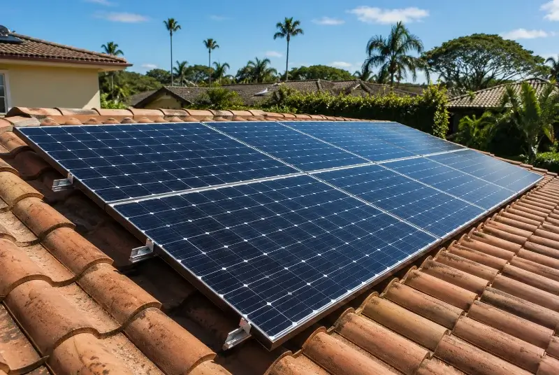 Installation de panneaux solaires à Vaour